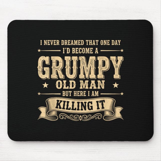 Mousepad Funny Mpy Old Man  (Frente)