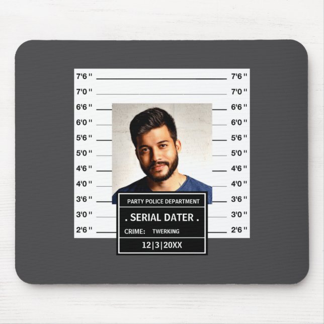 Mousepad Funny Mugshot Ster  (Frente)