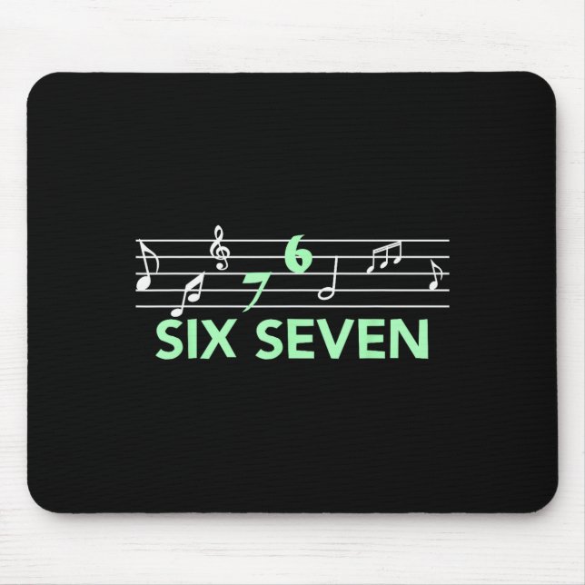 Mousepad Funny Musical 67 Music Meme Slang Six Seven Music  (Frente)