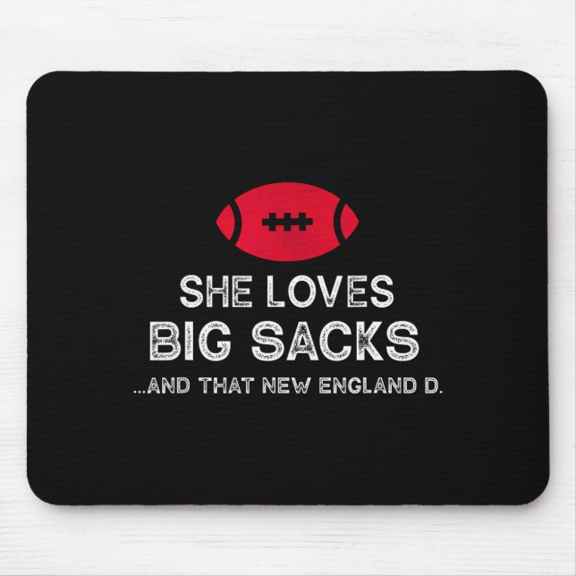 Mousepad Funny New England Football Quote Men Women Gift  (Frente)