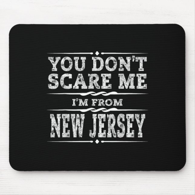 Mousepad Funny New Jersey Home Garden State Gift  (Frente)