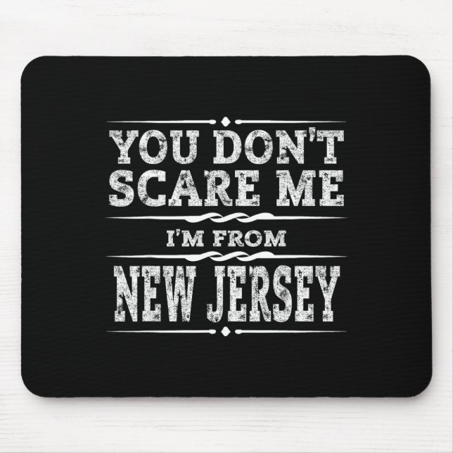 Mousepad Funny New Jersey Home Garden State Gift  (Frente)