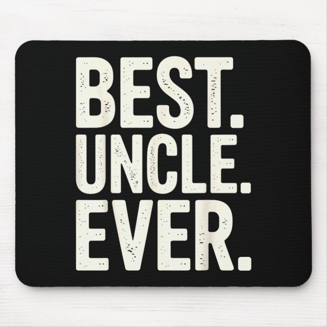 Mousepad Funny New Uncle Art For Uncle Men From Nephew Niec (Frente)