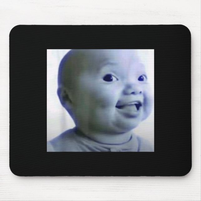 Mousepad Funny Niche Baby Gen Z Meme Ai Viral Giggling Ai L (Frente)