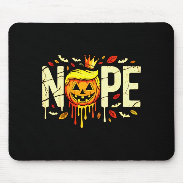 Mousepad Funny No Kings Halloween 2025 Distressed Usa Flag  (Frente)