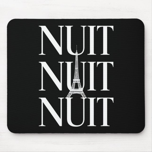 Mousepad Funny Nuit Nuit (Frente)