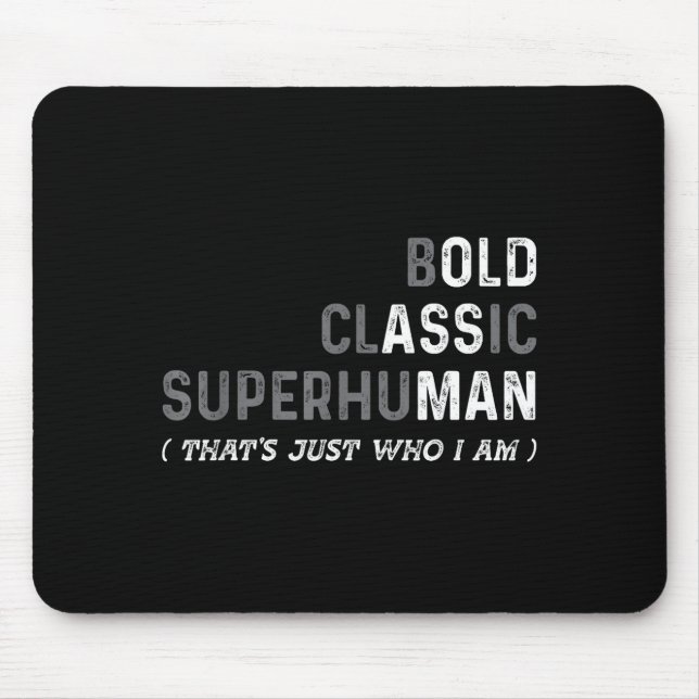 Mousepad Funny Old Man Saying Gag Dad Father's Day Birthday (Frente)