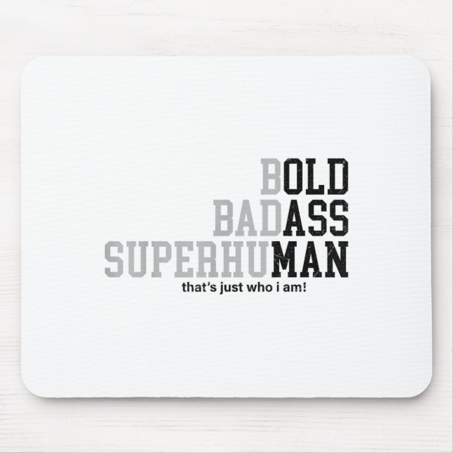 Mousepad Funny Old Man Saying Gag Dad Grandpa Husband Fathe (Frente)