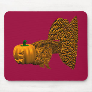 Mousepad Funny Orange Guppy