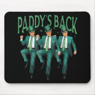 Mousepad Funny Paddys Back Trump Dancing