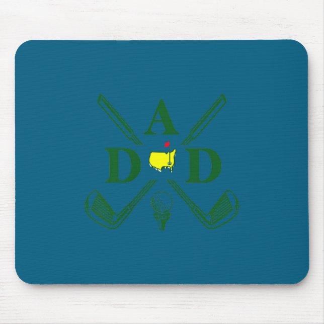 Mousepad Funny Par Dad Golf Matching Golfing Quote Party Ck (Frente)