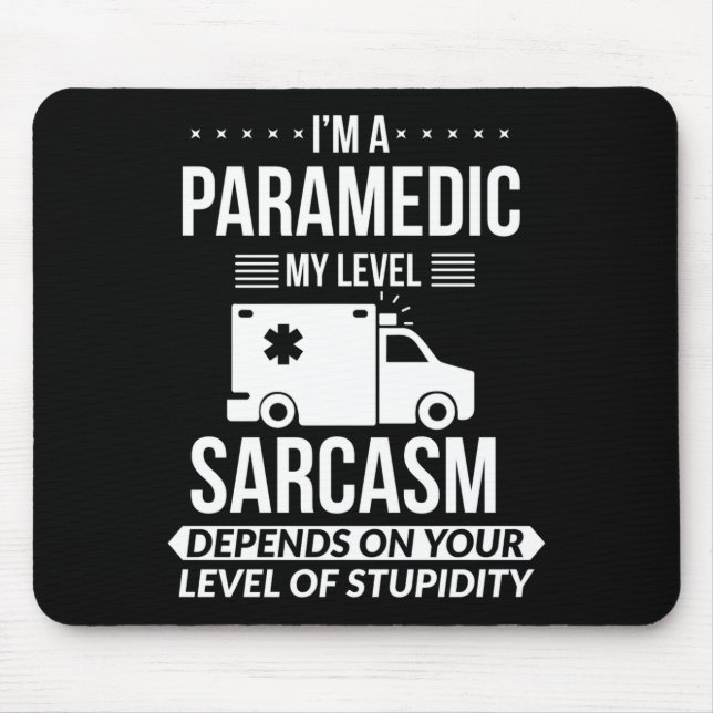 Mousepad Funny Paramedic Emt Gift  (Frente)
