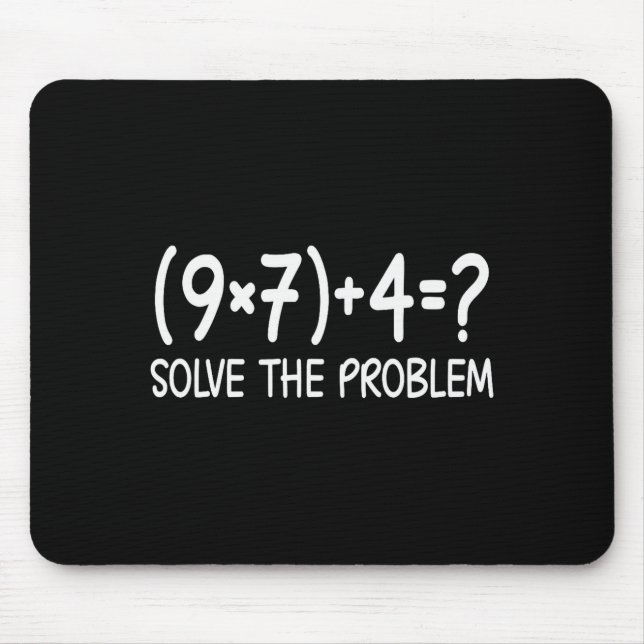 Mousepad Funny Pemdas Elementary Math Teacher Brainrot 67 M (Frente)