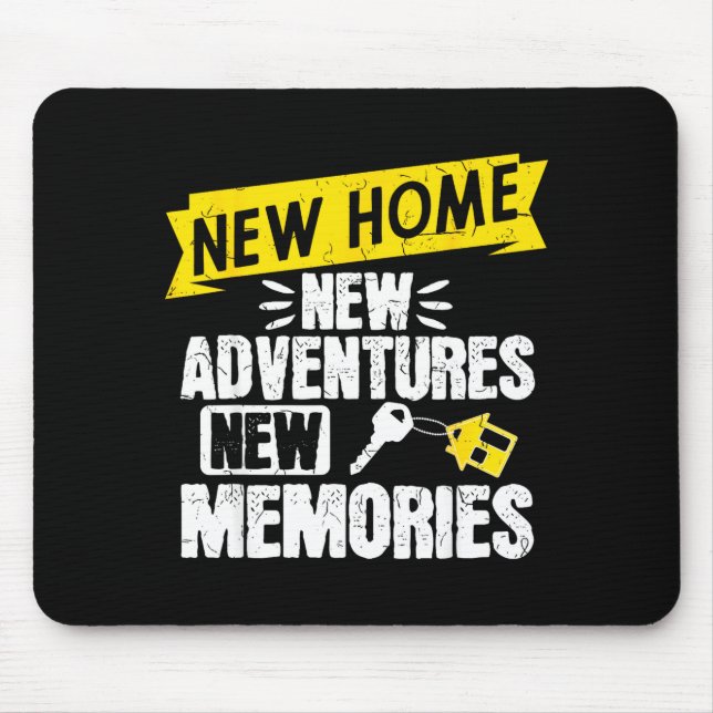 Mousepad Funny Proud Homeowner New Homenew Adventures New M (Frente)
