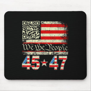 Mousepad Funny Qr Presidente Trump 4547 Tee Trump Dancing C