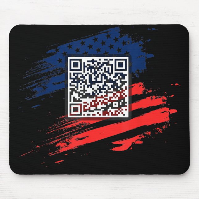 Mousepad Funny Qr Presidente Trump Dance Code (Frente)