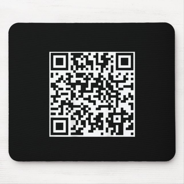 Mousepad Funny Qr Presidente Trump Dance Code (no verso) (Frente)