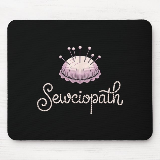 Mousepad Funny Quilting Design For Men Women Sewing Sew Qui (Frente)