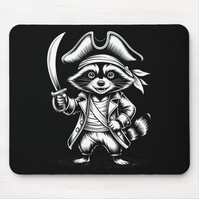 Mousepad Funny Rate Raccoon  (Frente)