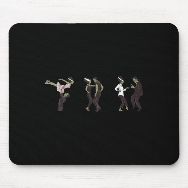 Mousepad Funny Retro Frankenstein Monster E Brilhante (Frente)