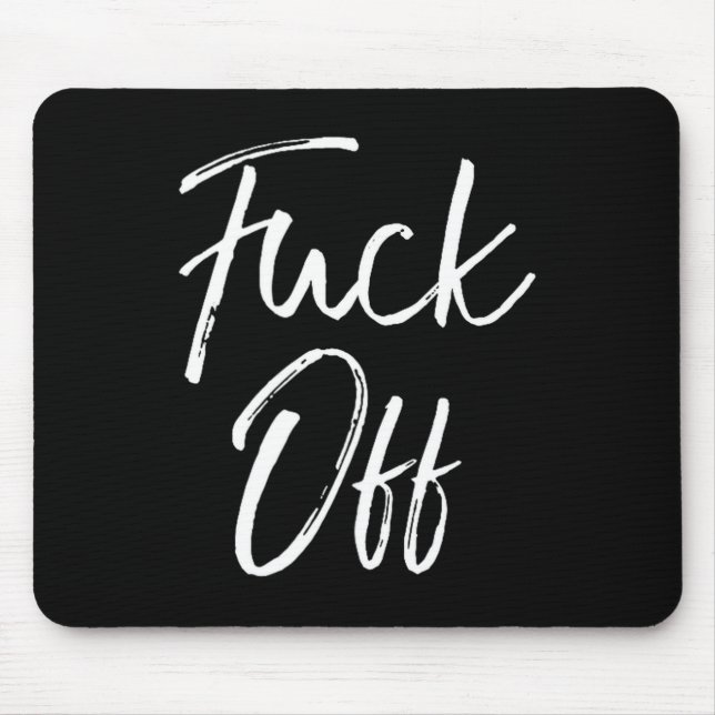 Mousepad Funny Saying Sarcastic Quote Loner Joke Gift For O (Frente)