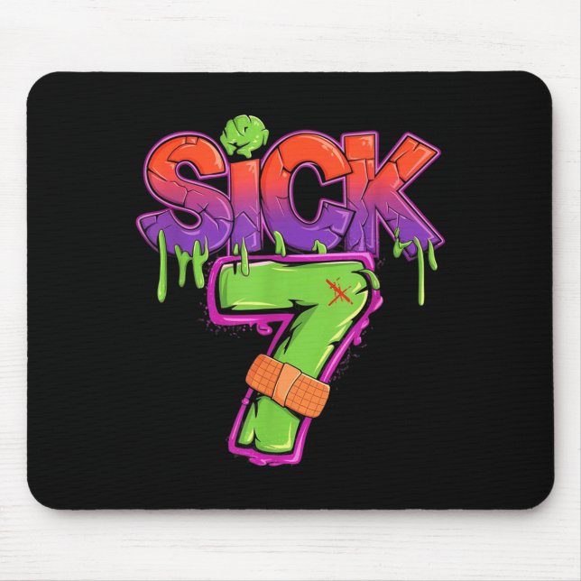 Mousepad Funny Sick Seven 67 Funny Meme Sick Of 7  (Frente)