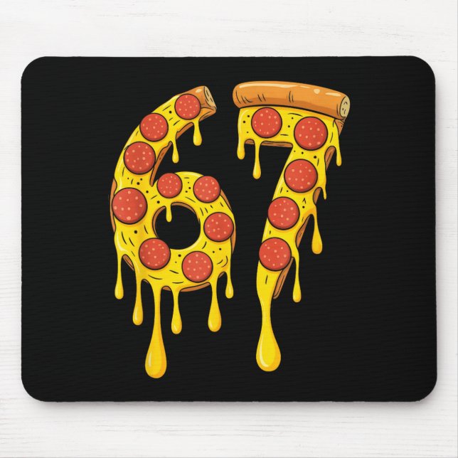 Mousepad Funny Six Seven Zza 67 Number  (Frente)