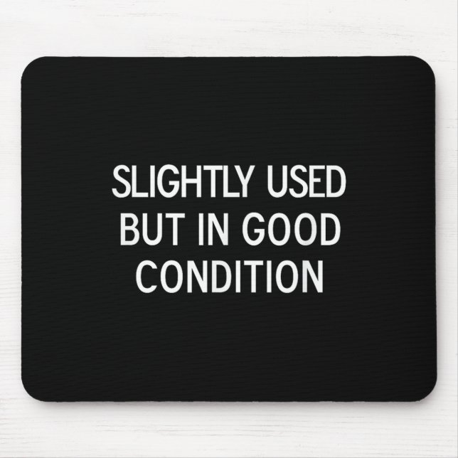 Mousepad Funny, Slightly Used But In Good Condition, Sarcas (Frente)