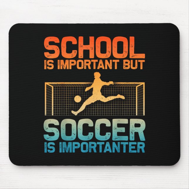 Mousepad Funny Soccer Art For Boys Girls Men Women Gag Socc (Frente)