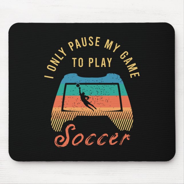 Mousepad Funny Soccer Quote Outfit For A Cool Soccer Player (Frente)