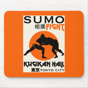 Mousepad Funny Sumo Wrestler