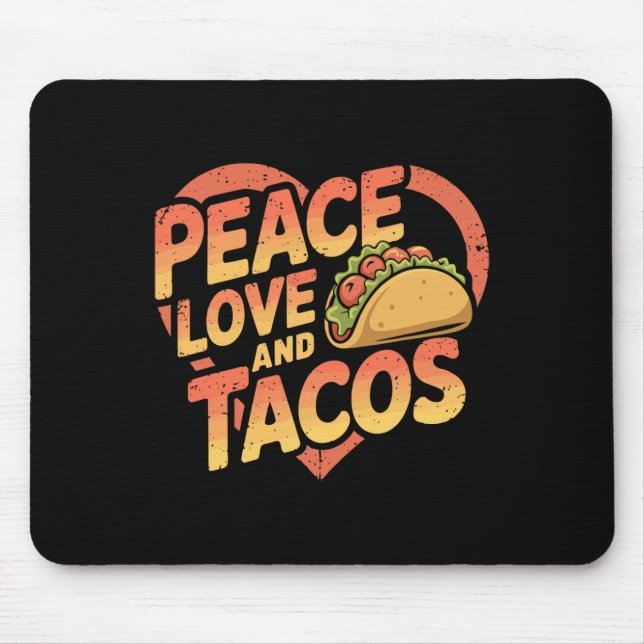 Mousepad Funny Taco Comida Mexicana Sobre Cinco De Mayo Jm  (Frente)