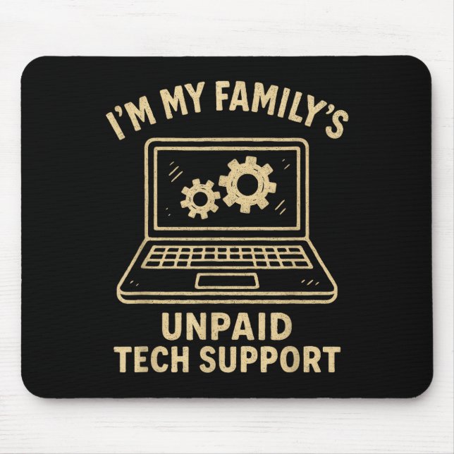 Mousepad Funny Tech Lover Graphic Tee Computer Geek Nerd En (Frente)