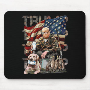 Mousepad Funny Trump 45 47 Caçando Patos De Cerveja Nos Fla