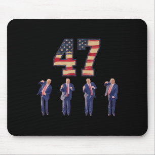 Mousepad Funny Trump Dançando América 47 Trump Dance Men Wo
