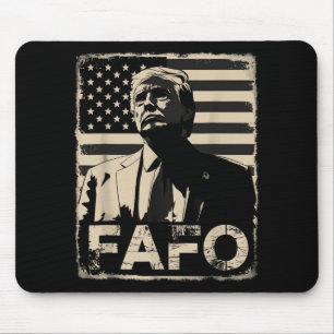 Mousepad Funny Trump Fafo - Bandeira Retroamericana