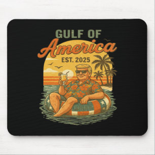 Mousepad Funny Trump Golfo Dos Eua América 2025 Trump Merch