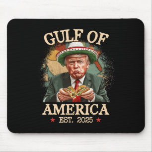 Mousepad Funny Trump Golfo Dos Eua América 2025 Trump Merch