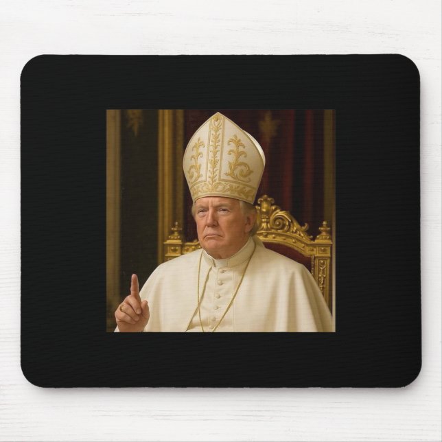 Mousepad Funny Trump Pope Meme Gear Vaticano Católico Repúb (Frente)