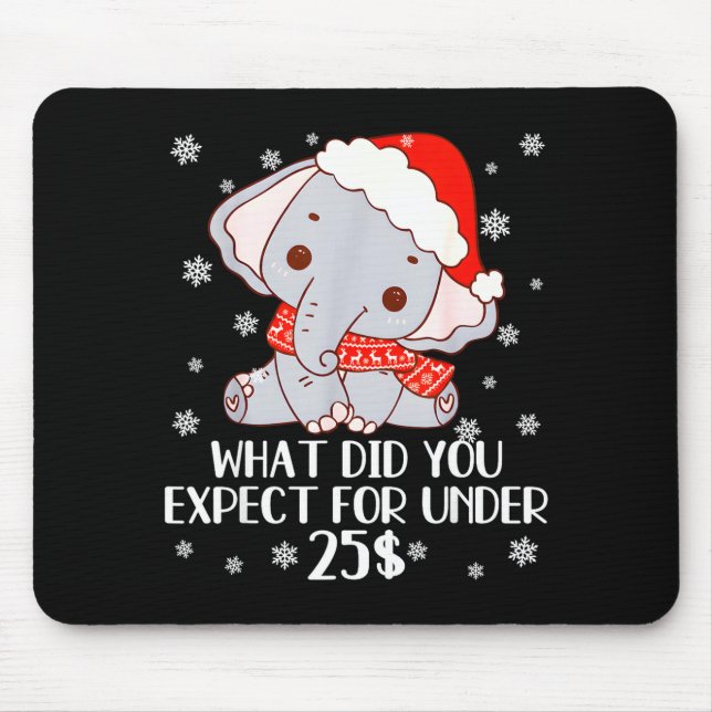 Mousepad Funny White Elephant Pjs For Adults Under 15 20  (Frente)