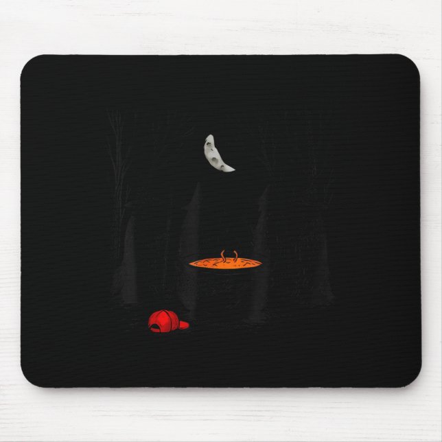 Mousepad Funny Witches Brewing Cauldron Red Hat Anti Tr-mp  (Frente)