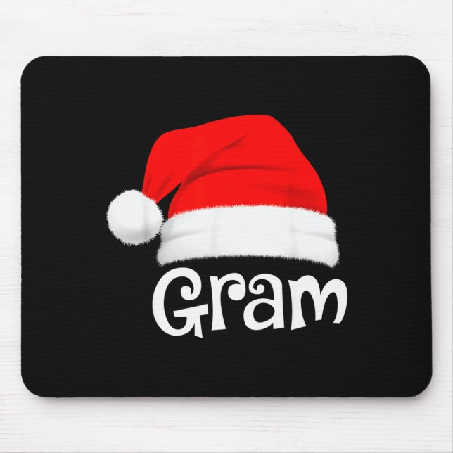 Mousepad Funny Xmas Pajama Group Matching Gram Christmas Ha (Frente)