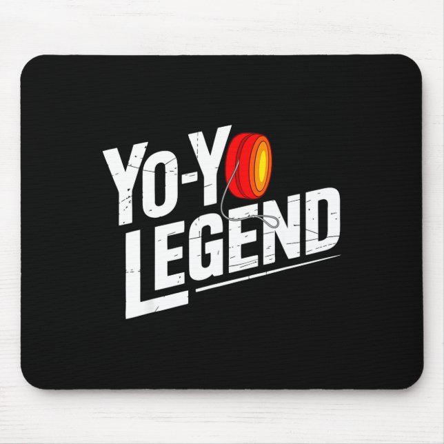 Mousepad Funny Yoyo Player Legend Yo-yo Performer  (Frente)