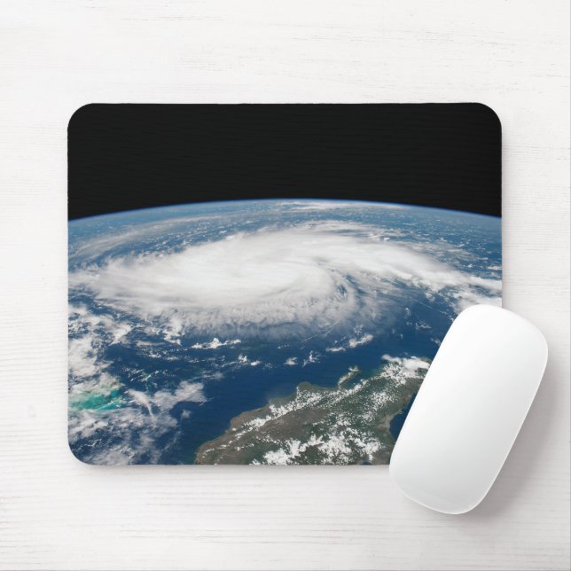 Mousepad Furacão Dorian Sobre O Oceano Atlântico. (Com mouse)