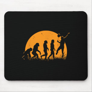 Mousepad Furo de Racket do Jogador de Badminton da Evolução