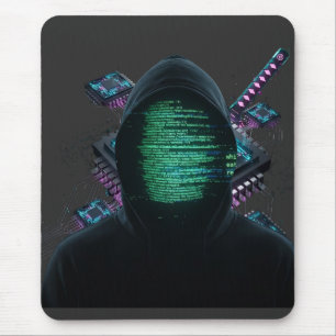 Mousepad Fusão de Tecnologia Cibernética - Katana Neon e Ci