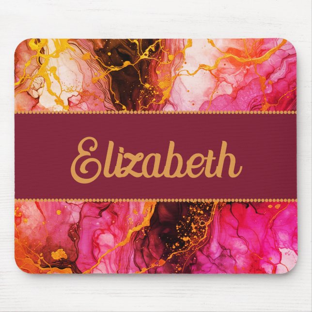 Mousepad Fusão de Tinta Vibrada (Frente)