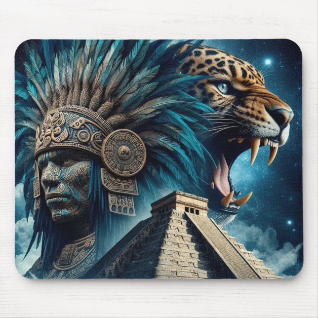 Mousepad Fusão Majestosa de Antigos e Selvagens (Frente)