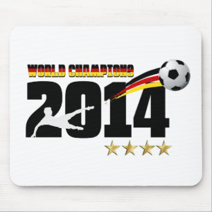 Mousepad Futebol 2014 do campeão do mundo da bandeira de