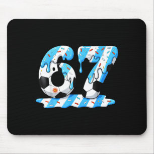 Mousepad Futebol 67 Bandeira da Argentina Seis Sete Diverti
